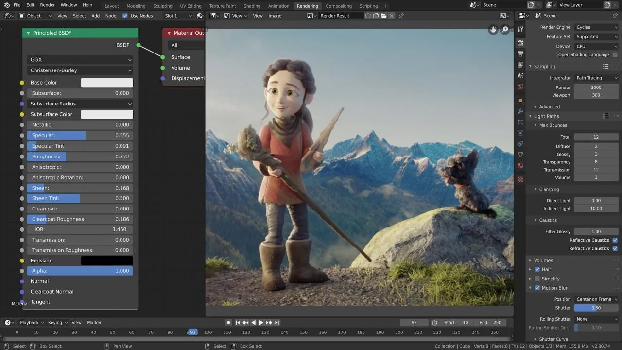 Blender Programı Ekran Görüntüsü