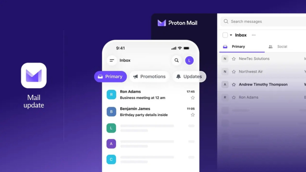 Proton Mail'den Devrim Niteliğinde Güncelleme: Gelen Kutusunda 6 Yeni Kategori Dönemi
