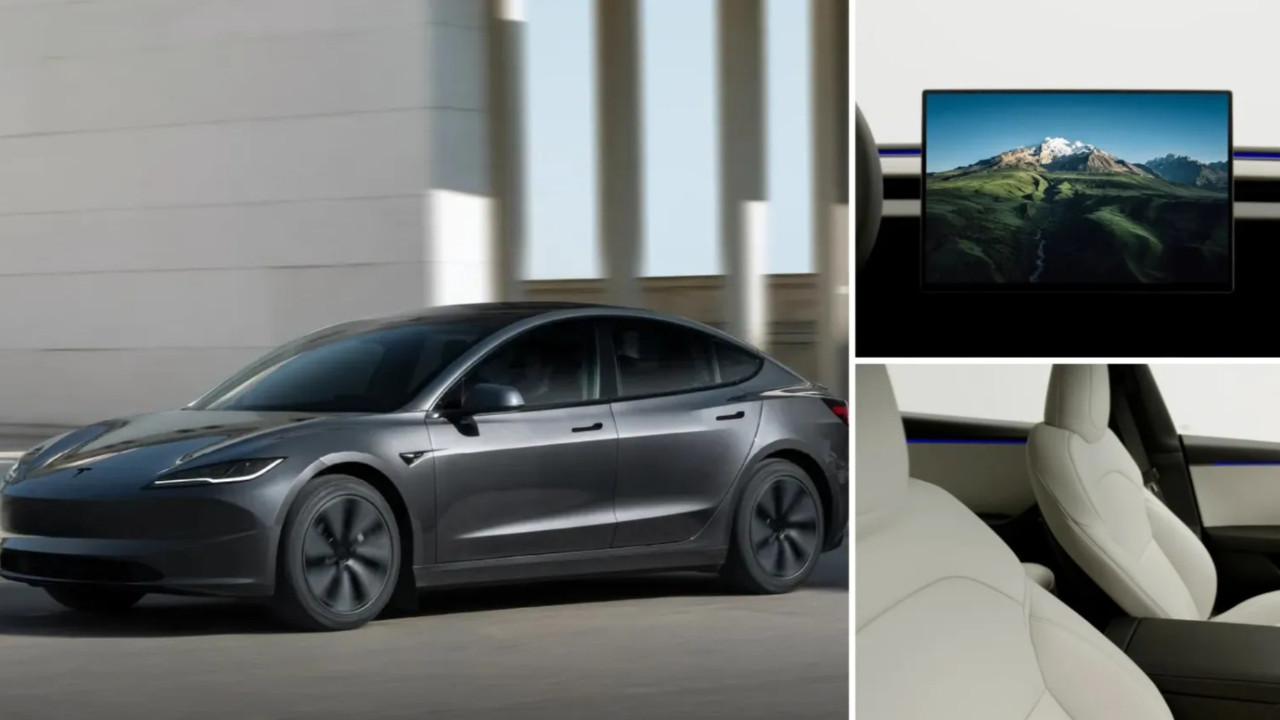 Tesla Model 3'e Dev Ekran ve Mobil Güç İstasyonu Özelliği Geldi
