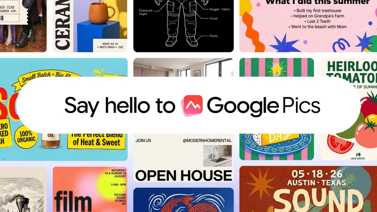 Google'ın Yeni Yapay Zeka Aracı Pics: Canva'ya Rakip mi Geliyor?