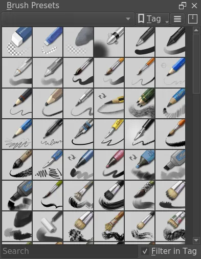Krita Programı Ekran Görüntüsü